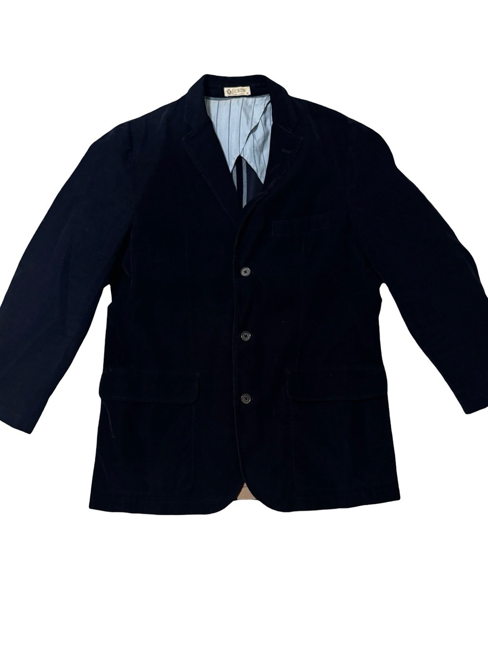 J. Crew Men's Dark Navy Corduroy Blazer